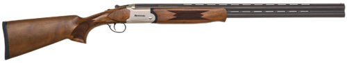 184756.jpg Mossberg 75490 Gold Reserve 16 Gauge Break Open 3" 2rd 30" Matte Blued Vent Rib Barrel, Polished Silver w/Gold Inlay Receiver, Fixed Satin Black Walnut Stock, 5 Standard Chokes
