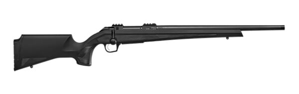 184940.jpg CZ-USA 07422 600+ Alpha 270 Win 5+1 20" Black Nitride Threaded Barrel, Black Nitride Aluminum Receiver w/Weaver Rail, Black Soft Touch Fixed Polymer Stock