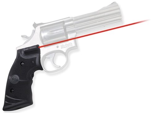 18585.jpg Crimson Trace 011280 Lasergrips Fits S&W K & L Frames Square Butt, Red Laser 633nM Wavelength 5mW Output, Black Polymer