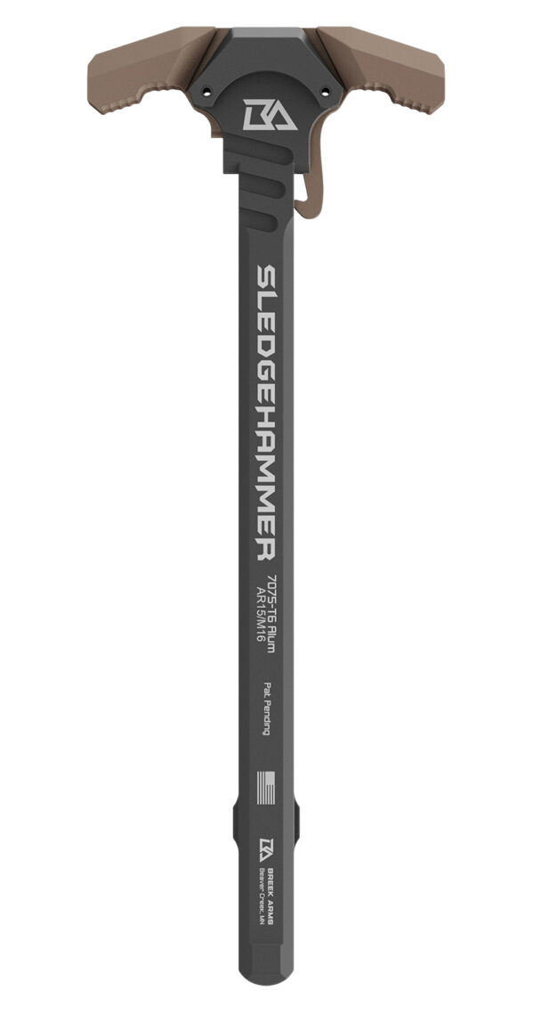 Breek Arms BRK6015FDE Sledgehammer Charging Handle Mil Spec AR15/M16 Rifles Flat Dark Earth 7075-T6 Aluminum