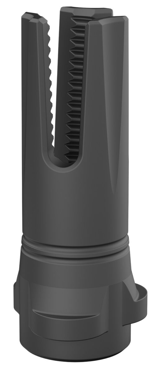 Breek Arms BRK4315 Scorch 3-Prong Flash Hider Black Nitride Steel 1/2"x28 Threads 223 Cal/5.56mm Compatible w/ Breek-LOK 3QD