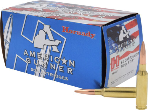 22929.jpg Hornady 81482 American Gunner 6.5Creedmoor 140gr Hollow Point Boat Tail 50 Per Box/10 Case