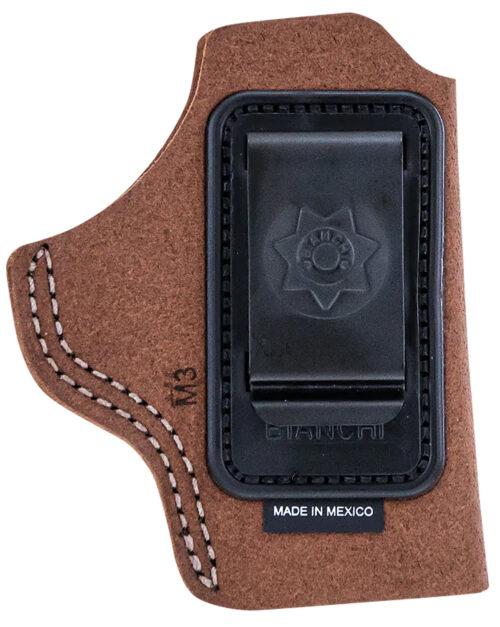 29380.jpg Bianchi 10381 6C IWB Tan Leather Belt Clip Fits 2" Barrels Ruger/Colt/Charter Arms Left Hand