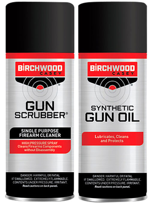 Birchwood Casey 33329 Gun Scrubber & Synthetic Gun Oil Combo Pack 1.25 oz Aerosol 2 Pack