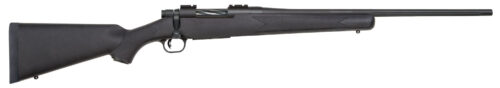 Mossberg 27909 Patriot  Full Size 6.5 Creedmoor 5+1 22" Matte Blued Fluted Barrel, Matte Blued Stainless Steel Receiver Drilled & Tapped, Black Fixed Synthetic Stock, Right Hand