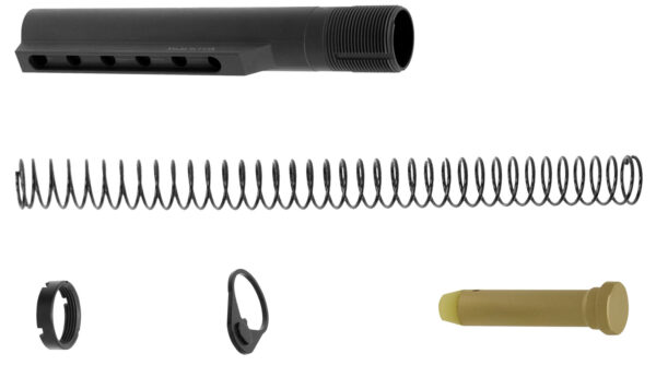 37103.jpg UTG Pro TLU001-KIT Receiver Extension Kit Mil-Spec AR-15 6 position Black Hardcoat Anodized Aluminum Rifle