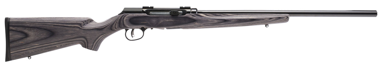 Savage Arms 47006 A17 Target Sporter Full Size 17 HMR 10+1 22" High Luster Heavy Target Barrel, High Luster Drilled & Tapped Carbon Steel Receiver, Satin Gray Fixed Laminate Stock, Right Hand