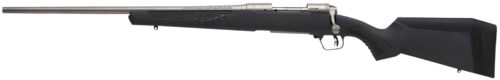 Savage Arms 57058 110 Storm Full Size 7mm Rem 3+1 24" Matte Button-Rifled Barrel, Matte Drilled & Tapped Stainless Steel Receiver, AccuStock Matte Gray Synthetic Stock, Left Hand