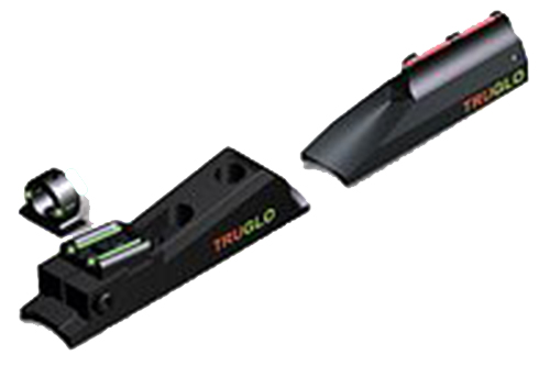 55464.jpg Truglo TG958X Muzzle Brite Sight Set In-Line Muzzleloaders Adjustable Red/Green Black Ghost Ring