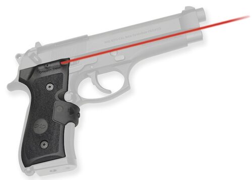 57918.jpg Crimson Trace 0119201 Lasergrips Mil-Spec Fits Beretta 92/96/M9, Red Laser Black Polymer