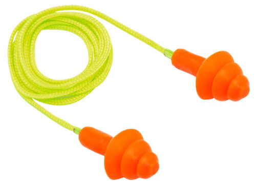 59008.jpg Pyramex RP3001 Reusable Earplugs Polymer 24 dB Behind The Neck Orange/Yellow Adult 50 Pair