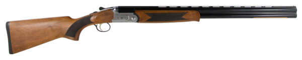 59051.jpg Dickinson GW12W30P Green Wing 12 Gauge Break Open 3" 2rd 30" Black Vent Rib Barrel, Silver Engraved Aluminum Receiver, Wood Stock, Right Hand