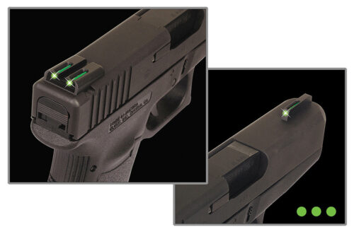 TruGlo TG131MPT TFO  Green/Tritium/Fiber Optic Front Sight-Yellow/Tritium/Fiber Optic Rear Sight Smith & Wesson M&P