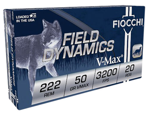 63045.jpg Fiocchi 222HVA Field Dynamics 222Rem 50gr Hornady V Max 20 Per Box/10 Case