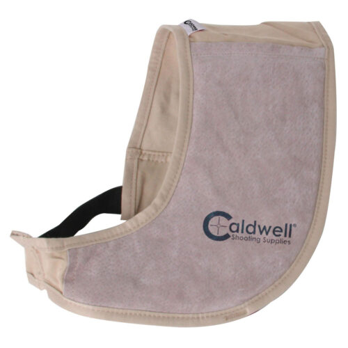 71018.jpg Caldwell 350010 Recoil Shield Field Tan Cloth w/Leather Pad