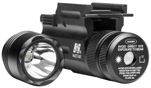73692.jpg NcStar AQPTFLG Flashlight & Green Laser Combo Black Anodized 150 Lumens White Light Cree LED