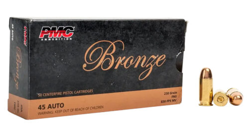 74011 PMC 45A Bronze 45ACP 230gr Full Metal Jacket 50 Per Box/20 Case