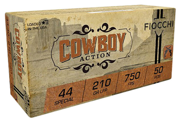 76204.jpg Fiocchi 44SCA Cowboy Action 44S&WSpl 210gr Lead Flat Point 50 Per Box/10 Case