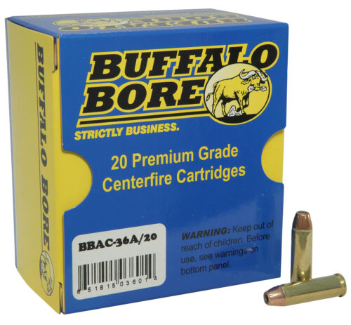 80781.jpg Buffalo Bore Ammunition 17A20 Heavy Strictly Business 35Rem 220gr Semi Jacketed Flat Point 20 Per Box/12 Case