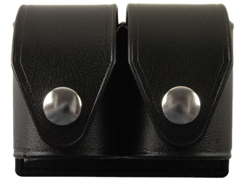 82029.jpg HKS 203PMBN SpeedLoader Case Double Black Hytrel Belt Loop Medium Belts 2.25" Wide