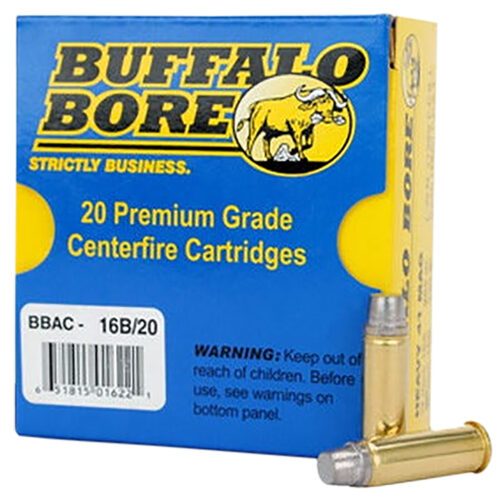 82115.jpg Buffalo Bore Ammunition 16B20 Heavy Strictly Business 41Rem Mag 230gr Hard Cast Semi Wadcutter 20 Per Box/12 Case