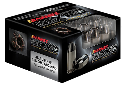 85332.jpg Barnes Bullets 21555 TAC-XPD Defense Handgun 45ACP +P 185gr 20 Per Box/10 Case