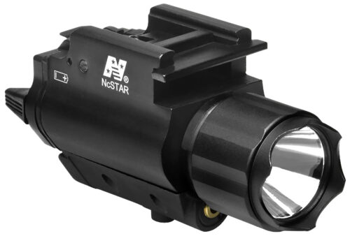 95349.jpg NcStar AQPFLSG Flashlight & Green Laser Black Anodized 200 Lumens White Cree LED
