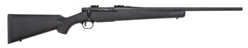 96986.jpg Mossberg 27838 Patriot Full Size 243 Win 5+1 22" Matte Blued Fluted Barrel, Drilled & Tapped Matte Blued Stainless Steel Receiver, Black Fixed Synthetic Stock, Right Hand