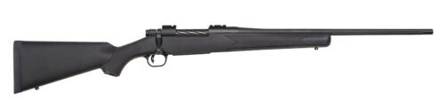 Mossberg 27892 Patriot  Full Size 30-06 Springfield 5+1 22" Matte Blued Fluted Barrel, Drilled & Tapped Matte Blued Stainless Steel Receiver, Black Fixed Synthetic Stock, Right Hand