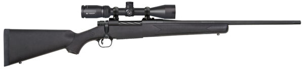 96995.jpg Mossberg 27932 Patriot 243 Win Caliber with 5+1 Capacity, 22" Fluted Barrel, Matte Blued Metal Finish & Black Synthetic Stock Right Hand (Full Size) Includes Vortex Crossfire II 3-9x40mm Scope
