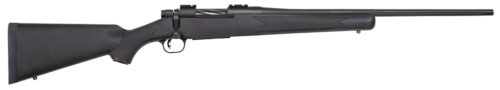97046.jpg Mossberg 27843 Patriot Full Size 22-250 Rem 5+1 22" Matte Blued Fluted Barrel, Drilled & Tapped Matte Blued Stainless Steel Receiver, Black Fixed Synthetic Stock, Right Hand