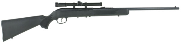 97948.jpg Savage Arms 40061 64 FLXP Full Size 22 LR 10+1 21" Matte Black Sporter Barrel, Matte Black Grooved Carbon Steel Receiver, Matte Black Fixed Synthetic Stock, 4x15mm Scope, Left Hand