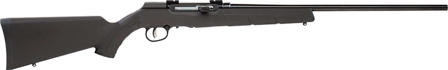 Savage Arms 47001 A Series Magnum Full Size 17 HMR 10+1 22" High Luster Button Rifled Barrel, High Luster Drilled & Tapped Carbon Steel Receiver, Matte Black Fixed Synthetic Stock, Right Hand