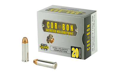 COR38110_1.jpg CORBON 38SPL+P 110GR JHP 20/500
