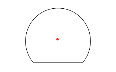 TRIJICON SRO 2.5 MOA ADJ LED RED DOT