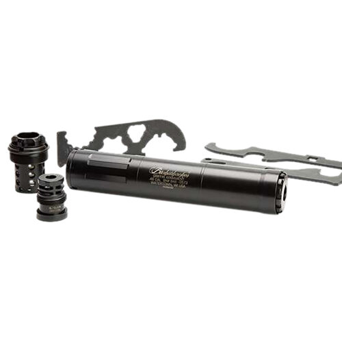 120539 GRIFFIN ARMAMENT GABUSH46-W Bushwacker 46 Modular Multi-Caliber 1.50" Black 17-4 Stainless Steel 5/8"-24 tpi
