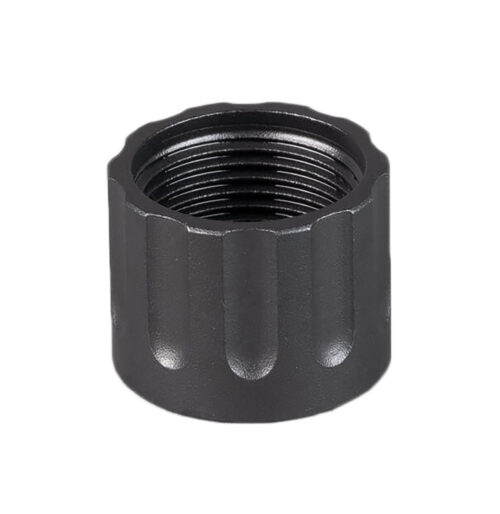 SilencerCo AC6 Delta Thread Protector Stainless Steel Black Oxide 1/2"-28 tpi