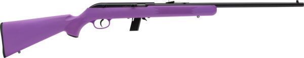 158305.jpg Savage Arms 40219 64 F Full Size 22 LR 10+1 21" Matte Black Carbon Steel Barrel, Matte Black Grooved Carbon Steel Receiver, Purple Fixed Synthetic Stock, Right Hand