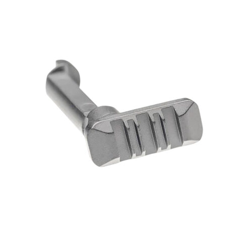 178394 Tyrant CNC TDHCATTDLGREY Takedown Lever Grey Steel Springfield Hellcat Pro
