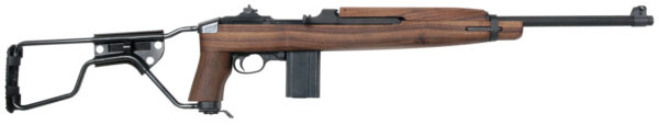 52709 Auto-Ordnance AOM150 M1 Carbine Paratrooper 30 Carbine 18" Barrel 15+1, Black Parkerized Metal Finish, Black Folding Stock, Wood Grip, Crossbolt Safety