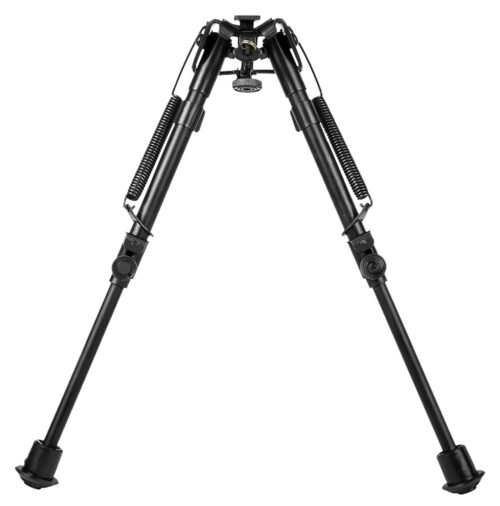 83431 NcStar ABPGF Precision Grade Fullsize Friction Bipod Black 7-11" Steel/Aluminum W/Adapters