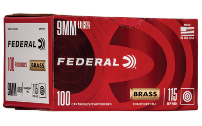 FEWM51991_1 FED CHAMP 9MM 115GR FMJ 100/500