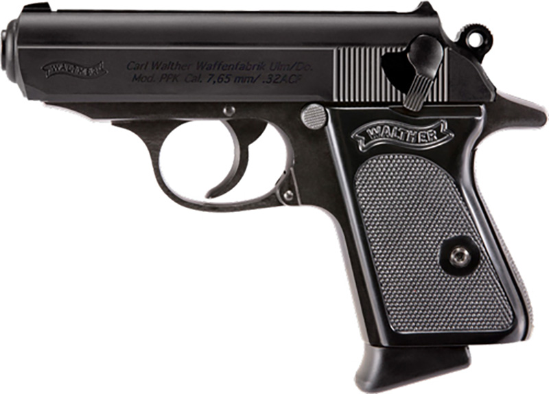 PPK/S .32 ACP 3.3" Black, 7-rd