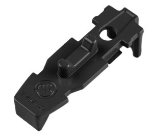 Magpul MAG804-BLK Tactile Lock-Plate Type 2 Made of Polymer w/ Black Finish & 1/8" Double Ridge for PMAG 10/20/30 AR/M4 GEN M3/AR 300 B GEN M3 Floor Plates/5 Per Pack