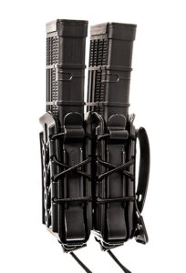 High Speed Gear 162R00BK TACO X2R Mag Pouch Double Black Polymer Belt MOLLE Belts 2" Wide Compatible w/ Rifle