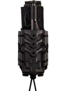 High Speed Gear 11TQK0BK Taco  Black Kydex, 2" Belt Clip/MOLLE U-Mount, Compatible w/ Most Tourniquets