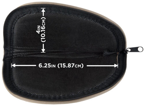 Allen 726 Pistol Case  6" Long Earth Tone Holds Handgun Endura