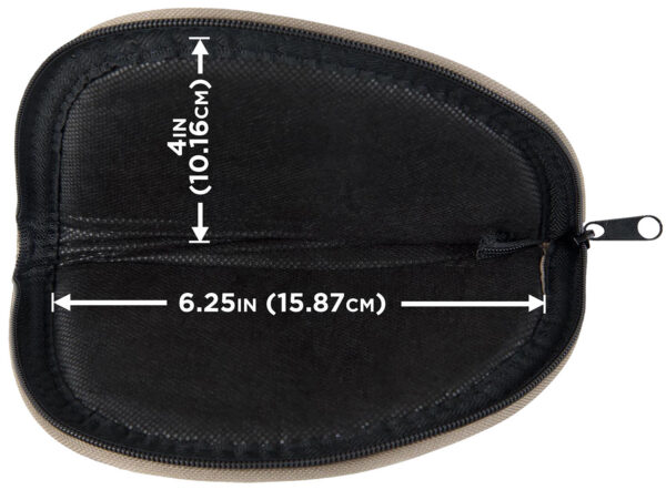 Allen 726 Pistol Case  6" Long Earth Tone Holds Handgun Endura