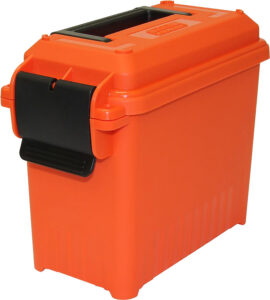 MTM Case-Gard AC30T35 Ammo Can Tall 30Cal Orange Polypropylene
