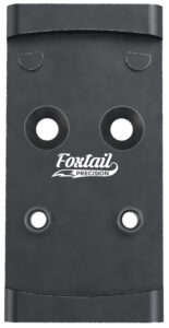 Foxtail Precision 100010 Adapter Plate  Black Anodized Aluminum, Compatible w/Glock MOS, Holosun 407K/507K/EPS Carry Pattern Footprint Mount